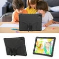 thumbnail image 3 of Dteck Kids Case for iPad Air 13 2025/2024 (M3/M2), iPad Pro 13 M4 (2024, 7th Generation), Lightweight Soft EVA Stand Durable Shockproof Boy Girl Child Butterfly Case with Shoulder Strap,Black, 3 of 6