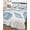 Blue, variant on Quilt King Size Bedding Set, Blue Coastal Reversible Summer Quilt 3 Pieces, Shell Starfish Coral Nautical Summer Beach Lightweight Bedspreads Coverlets with 2 Pillow Shams for All Seasons