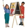 Quartet, QRTXEH007, Height Adjustable Double Panel Easel, 1 Each, Natural