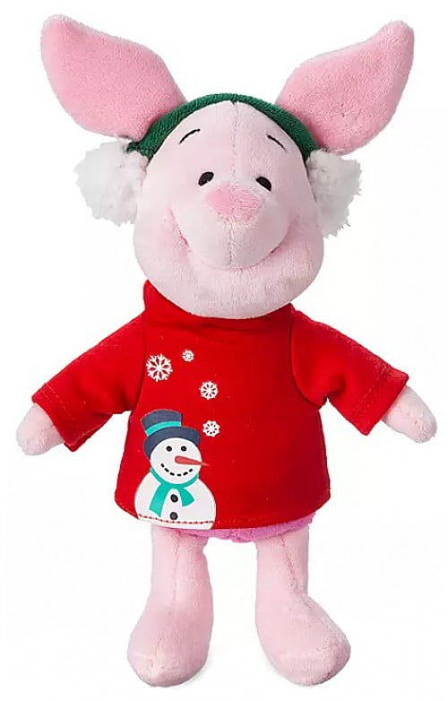 Winnie the Pooh Suitable for All Ages Disney Store Piglet Soft Toy 38cm / 15 Cuddly Toy Made with Soft-Feel Fabric with Embroidered Details and Characterful Expression