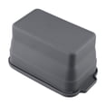 thumbnail image 3 of Silicone Foldable Loaf Pan Bread Tray Non-Stick Baking Pans with Lid Grey, 3 of 9