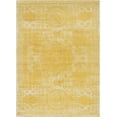 thumbnail image 1 of Unique Loom Bromley Collection Vintage Traditional Area Rug, 9 x 12 Feet, Yellow/Ivory, 1 of 1