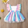 thumbnail image 2 of ZAXARRA Baby Girl Clothes Sleeveless Ruffle Lace Tutu Romper+Top Outfit Set, 2 of 5