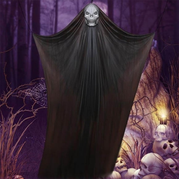 Hanging Ghost Gauze Decoration Halloween Hanger Decoration Halloween Pendant Horror Decor Scary for Indoor Outdoor Party