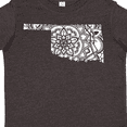 thumbnail image 4 of Inktastic Oklahoma Silhouette Mandala Boys or Girls Toddler T-Shirt, 4 of 5
