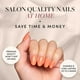 thumbnail image 2 of Set de 30 uñas Glamnetic Apricot de Press-On Nails, color naranja opaco, 2 of 6