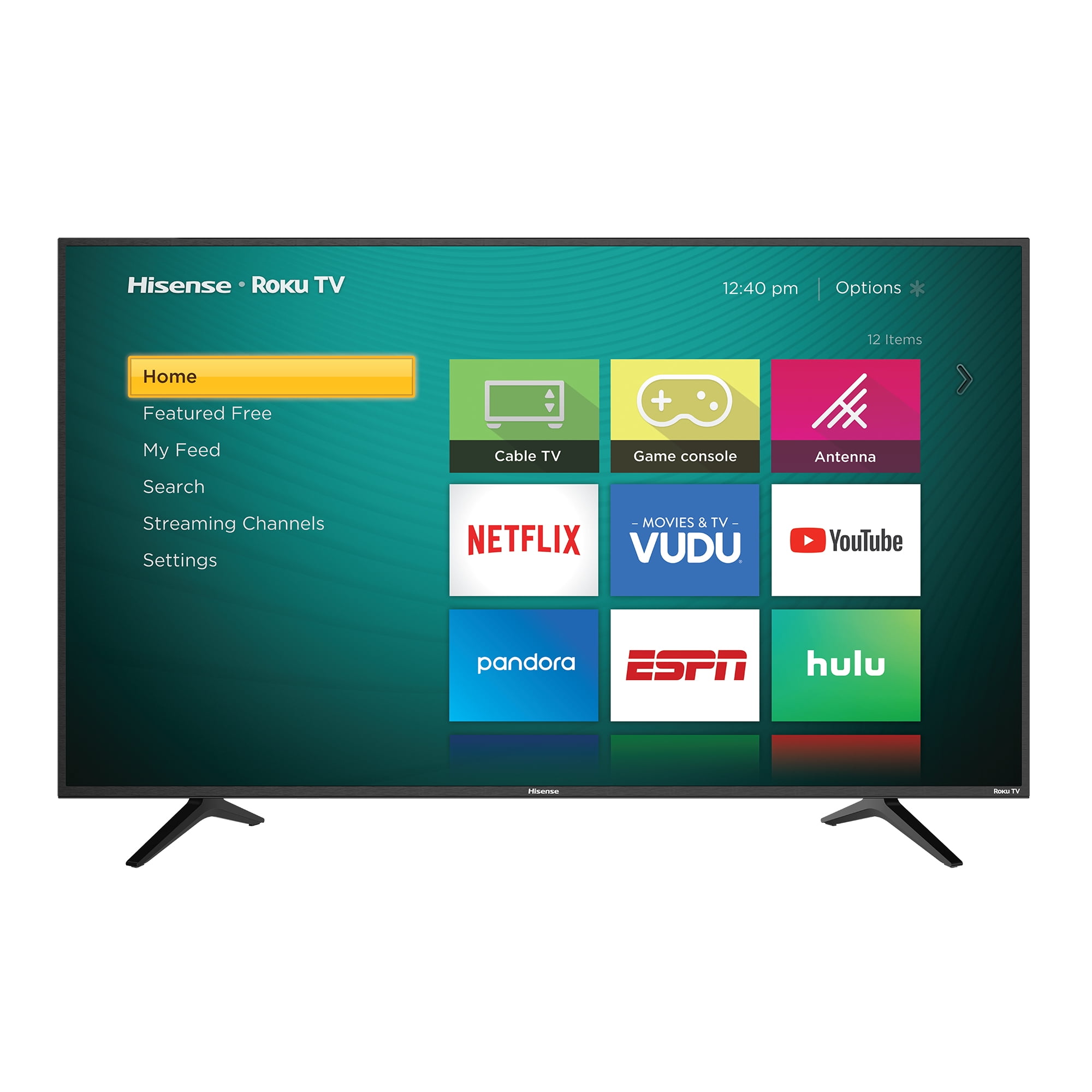 Hisense 43 Class 4K Ultra HD 2160P HDR Roku Smart LED TV 43R6E 