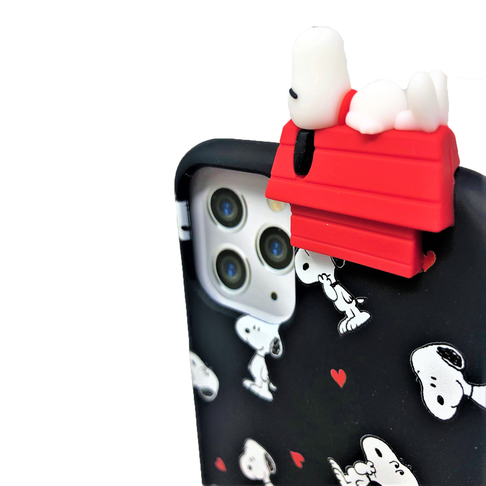 Peanuts Roof Snoopy Black Figure Jell Slim Protective Rubber Phone Case Cover For Iphone 11 Pro Walmart Com