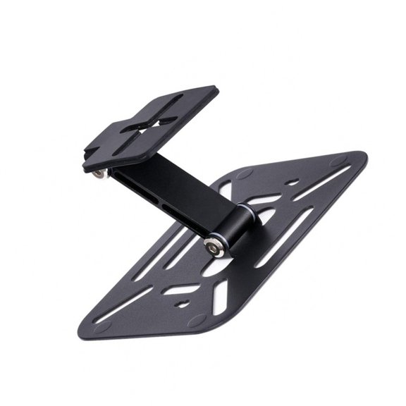 Foldable Projector Stand Metal Base 180° Rotation Adjustable Height Portable