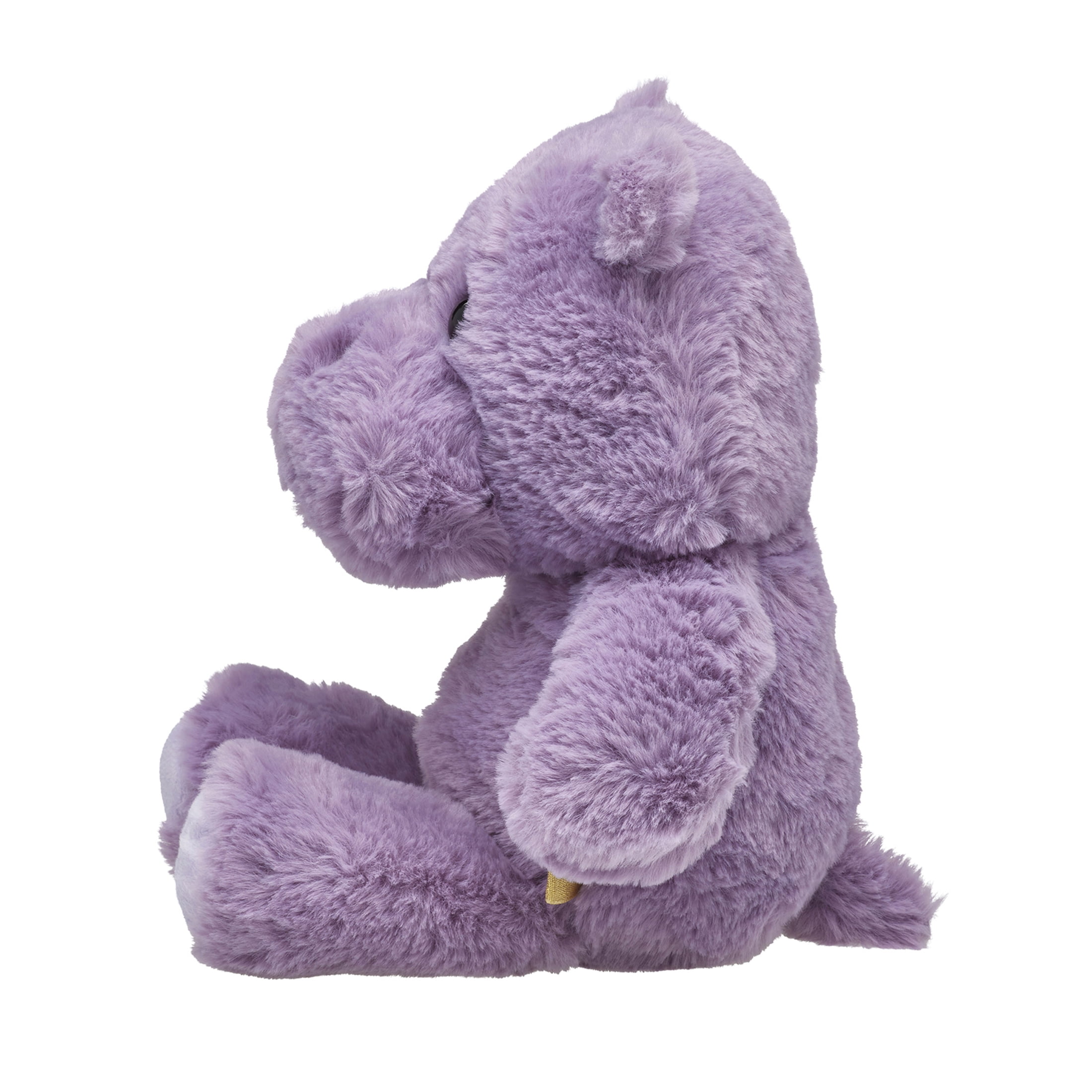 ButterLuvs Plush Hippo Stuffed Animal, 8 Inch Super Soft Purple Cuddly Hippopotamus