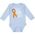 thumbnail image 3 of Inktastic Support Educate Care Limb Loss Awareness Orange Ribbon Boys or Girls Long Sleeve Baby Bodysuit, 3 of 5