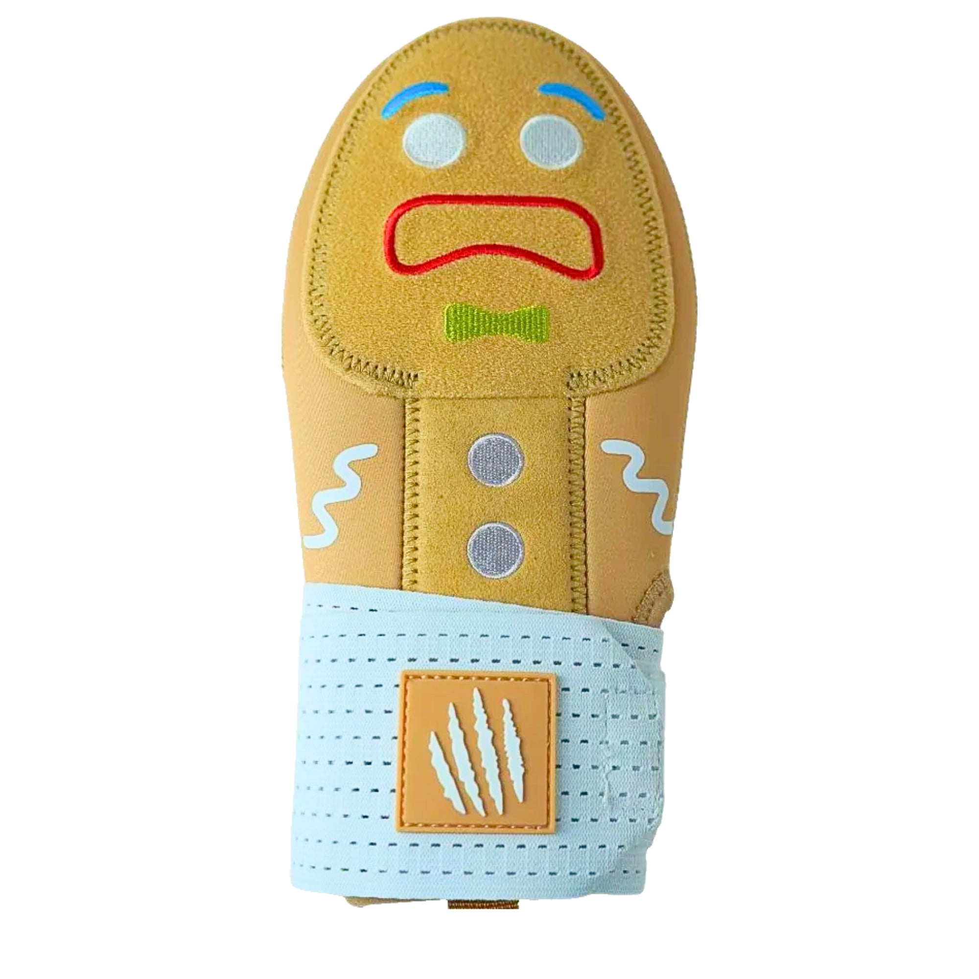 Baseball Sliding Mitt - Youth and Adult Sizes - Drippy Accessory Gingerbread Man, Ice Cream, Miami Color, Christian Cross, Left & Right Hands, Hand and Wrist Protection (Gingerbread Man, Adult)