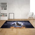 thumbnail image 2 of Happy Halloween Bloodhound Witch Pumpkins Bats Indoor Rug Dog Lover Carpet Living Bed Room Sofa Home Decor - 13012, 2 of 5