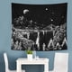thumbnail image 2 of Tapiz de noche estrellada, tapiz de montaña, tapiz de luna y estrellas, tapiz de pared en blanco y negro para dormitorio, sala de estar, dormitorio, decoración de 59 x 51 pulgadas, 2 of 5