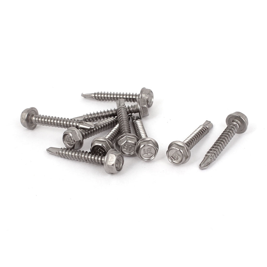 50pcs M4.8x32mm Stainless Steel Phillips Head Countersunk Tapping Head Screw 