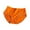 Orange, variant on Lroveb Cotton Underwear for Women High Waist Elastic Briefs Soft Breathable Women's