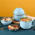 thumbnail image 5 of Stainless Insulated Food Container, Stainless Steel Bento Bowl Ideal Leak Proof Lunch Container Salad Bowl, 5 of 6