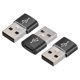thumbnail image 1 of Adaptador USB C Hembra a USB Macho Unique Bargains Tipo C a USB Negro Paquete de 3, 1 of 7