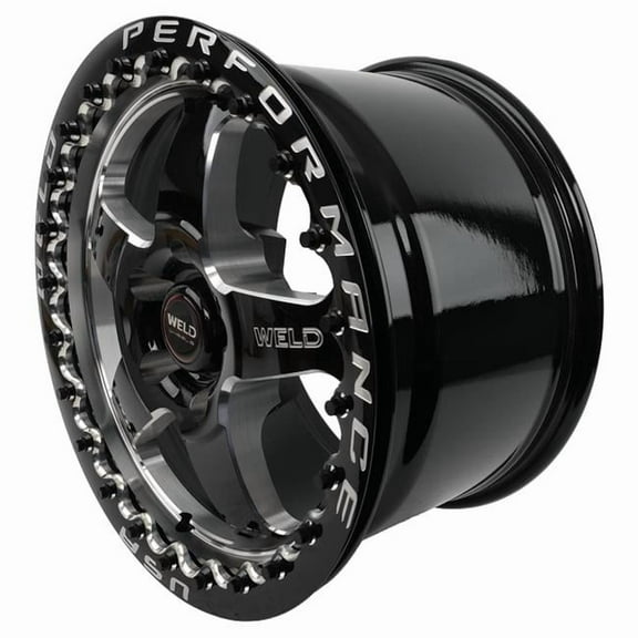 Weld  17 x 10 in. S904 Ventura Bead Lock 5 x 120 mm ET42 7.15 in. Mil 78.1 in. Dia. Wheel, Gloss Black
