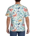 thumbnail image 2 of Rocae Butterflies for Men's Moisture-Wicking Crew Tee - T-Shirt for Sports, Outdoor Activities, and Casual WearMedium, 2 of 9