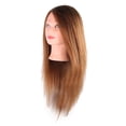 thumbnail image 2 of Cabeza de maniquí con pelo, cabeza de maniquí de peluquería cabeza de maniquí humano cabeza de maniquí de peluquería confiable y duradera, 2 of 8