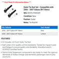 thumbnail image 2 of Outer Tie Rod Set - Compatible with 2006 - 2007 Subaru B9 Tribeca, 2 of 2