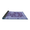 thumbnail image 2 of Ahgly Company Indoor Rectangle Oriental Blue Modern Area Rugs, 5' x 8', 2 of 4