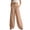 Casual Pants - Beige, variant on Maqroz Linen Pants for Women Drawstring Elastic Waist Wide Leg Trousers Casual Baggy Lounge Slacks Summer Holiday Beach Vacation Wear