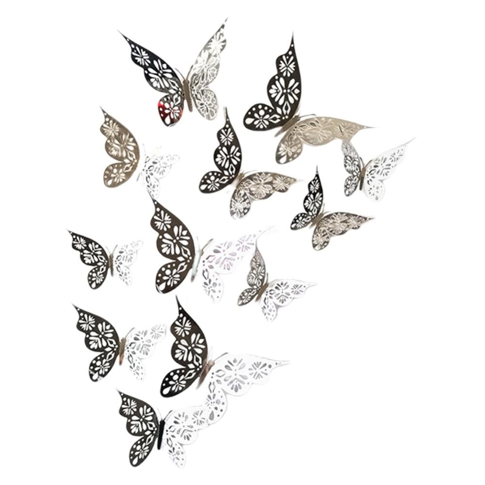 Wedding Decor/ DIY Home Decoration 12pcs New 3D Butterfly Wall Sticker Party Wedding Decor/ DIY Home Decoration 12pcs New 3D Butterfly Wall Sticker Party