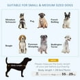 thumbnail image 4 of PawHut Cage pour Chien Robuste de 37 Pouces avec Roues pour Petits et Moyens Chiens, 4 of 10