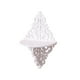 thumbnail image 2 of Estante de madera blanco para pared | Estante colgante multicompartimento | Organizador de almacenamiento de 47 x 29 x 16 cm para dormitorio, sala de estar, decoración y exhibición de libros, 2 of 6