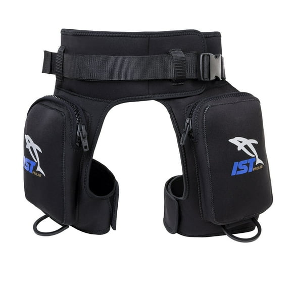 Funda para muslo IST DH2 Diver Pocket con correas para piernas y cinturón (grande/extragrande)