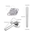 thumbnail image 2 of Dvkptbk Dumpling Mold Dumpling + Wire Handle Roller + Stuffing Spoon Stainless Steel Dumpling Set 3-Piece Set Home & Garden, 2 of 2