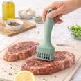 thumbnail image 4 of Cook With Color Stainless Steel Meat Tenderizer, Needle Blade Tool for Marinade and Steak, Sage, 4 of 5