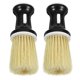 thumbnail image 1 of Cepillo de cuello de barbero de 2 piezas: con cabezal desmontable y aplicador de polvo para cortar el cabello, limpiar el cabello suelto y masajear el cuero cabelludo para uso doméstico y de salón., 1 of 6
