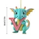 thumbnail image 3 of Christmas Acrylic 26 Letter Dinosaur Pendant Letter Dinosaur Party Decoration Pendant, 3 of 4