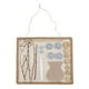 thumbnail image 2 of De Hechas Naturales Pintura Jardín Casero Decorativo Colgante De Pared Ornamento De Macramé Artesanal Para Niños BLESIY pintura de palo de madera natural, 2 of 8