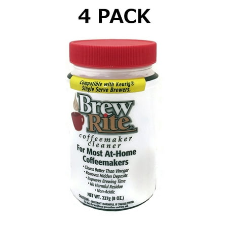 4 Brew Rite Cleaner for Automatic Drip Coffee and Espresso