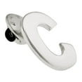 thumbnail image 2 of PinMart's Silver Letter C Alphabet Lapel Pin, 2 of 3