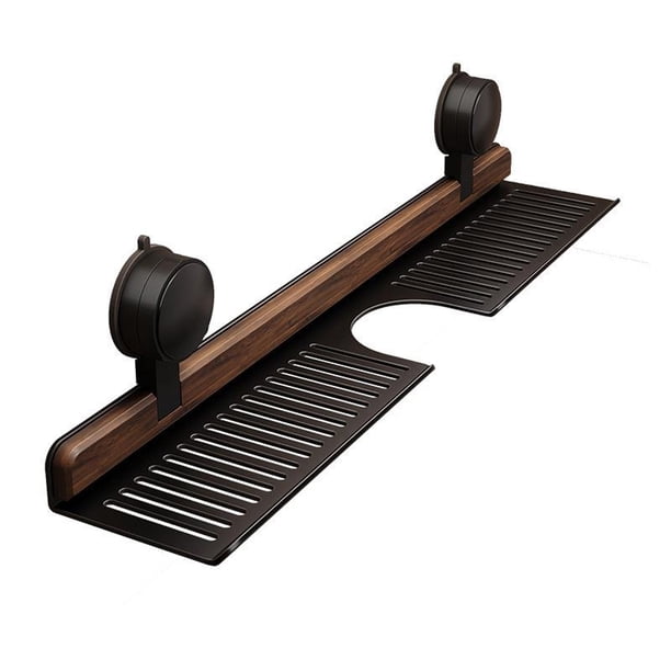 Toystoory Estante de almacenamiento para lavabo y fregadero de baño, organizador de grifo con estante no perforado Almacenamiento y organización del hogar tipo+3 50cm