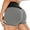 Black, variant on Butt Lifting Yoga Shorts for Women High Waist Tummy Control Hot Pants Textured Ruched Sports Gym Running Beach Shorts