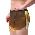thumbnail image 2 of Yiaed Golden Pig Cloud Fantasy Print Men's Soft Cotton Boxer Shorts Breathable Boxers Underwear Moisture-Wicking Underwear Stretch Boxer Briefs for Man-Small, 2 of 5
