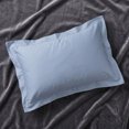 thumbnail image 4 of Unique Bargains 2 Pack Cotton Pillowcase Cooling Envelope Closure Bedding Queen Blue, 4 of 5