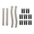 thumbnail image 1 of maskred 8pcs Wheelbase Steering Link Rod Set Brass For Capra 1/10 Crawler Silver RC Car Accessories Replacement Parts RC Upgrade Part, 1 of 6