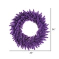 thumbnail image 4 of Vickerman K163237LED Couronne Éclairée Violette avec Lumières LED Violettes, 36 Po., 4 of 4
