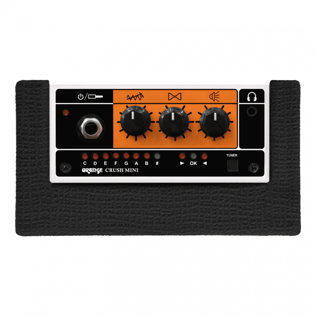 Orange Amplification Crush Mini 3-Watt Battery Powered Guitar Combo Amplifier (Black)