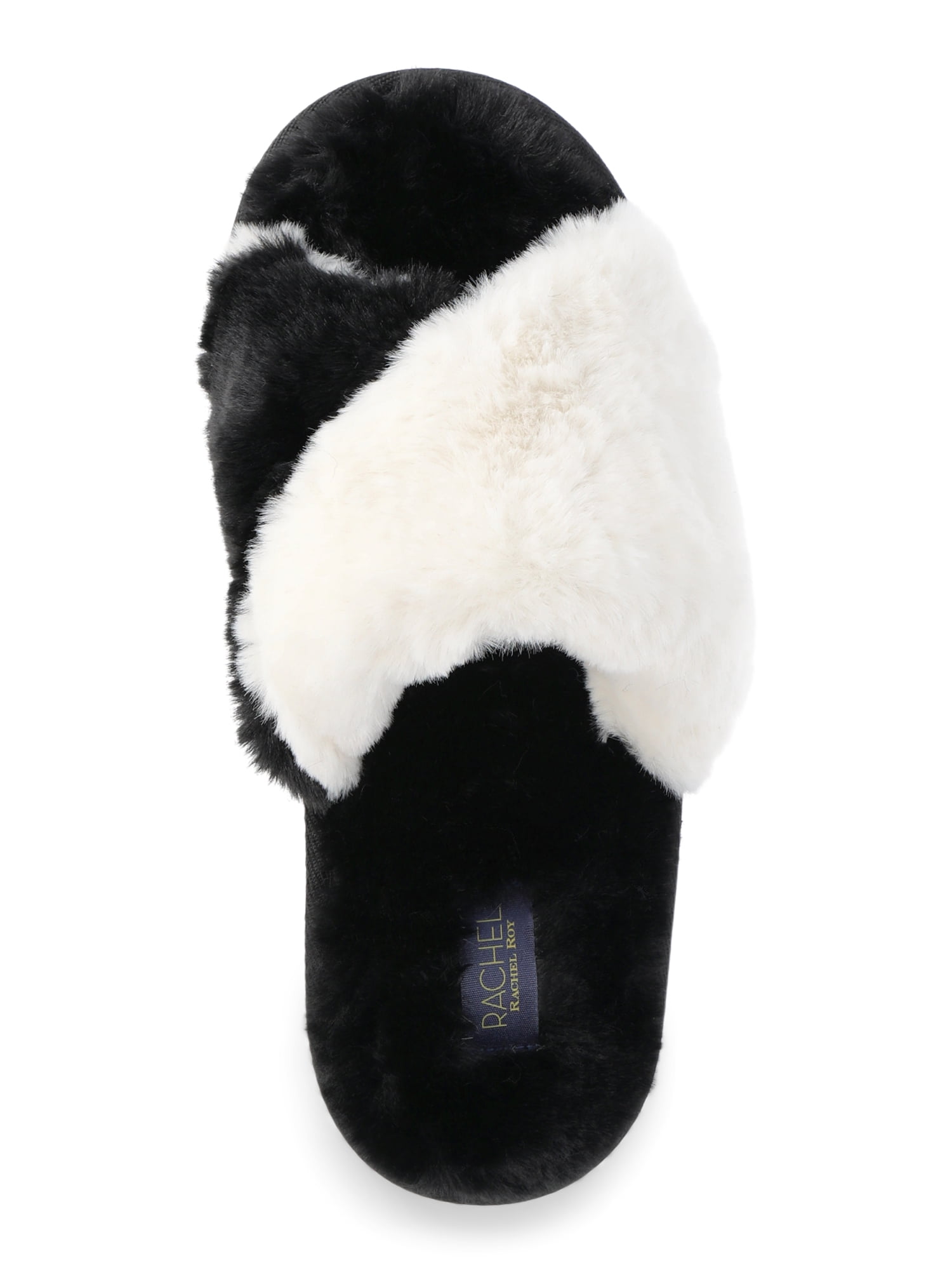 Rachel Roy Women's Two Toned Crossband Slippers