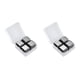 thumbnail image 1 of Kearding Piedras para enfriar vino, bebidas, jugo, cubos de hielo de acero inoxidable, enfriador de fiesta de aniversario de boda, accesorios de 4 Uds cubos 2Conjunto, 1 of 6