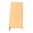 thumbnail image 2 of Luzkey 10xSimple Hidden Cabinet Handles Drawer Knobs Locker Handle champagne 120mm, 2 of 8