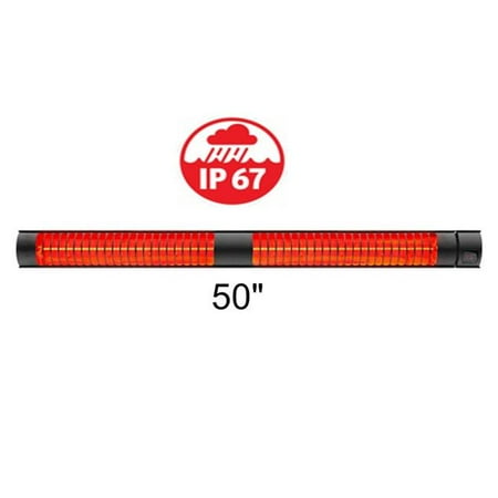 

50 x 6 x 5 in. T4000-8R Infrared Radiant Heater Black